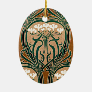 Jugendstil-Muster #9 Keramikornament