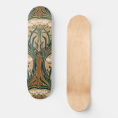 Jugendstil-Muster #9 Skateboard (Vorderseite)
