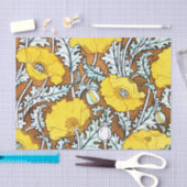 Jugendstil-Muster Hübsch Gelbe Pflaumen, beliebt Seidenpapier (Handwerk)