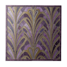 Jugendstil-Muster Keramikfliese