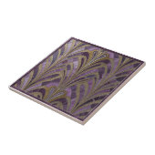 Jugendstil-Muster Keramikfliese (Seite)