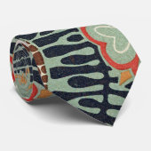 Jugendstil-Muster Nr. 2 in Emporio Moffa Krawatte (Gerollt)