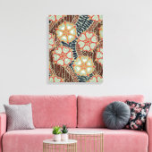 Jugendstil-Muster Nr. 2 in Emporio Moffa Leinwanddruck (Insitu (Wohnzimmer))