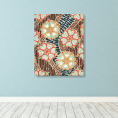 Jugendstil-Muster Nr. 2 in Emporio Moffa Leinwanddruck (Insitu (Holzboden))