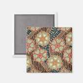 Jugendstil-Muster Nr. 2 in Emporio Moffa Magnet (Vorderseite/Rückseite)