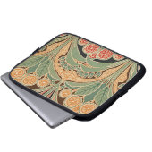 Jugendstil-Muster Nr. 3 in Emporio Moffa Laptopschutzhülle (Vorne Knopf)