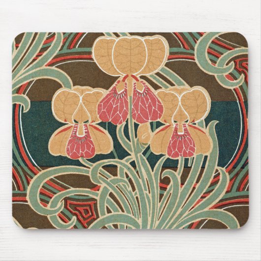 Jugendstil-Muster Nr. 4 in Emporio Moffa Mousepad (Vorne)