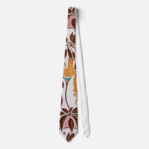 Jugendstil-Muster Nr. 5 in Emporio Moffa Krawatte