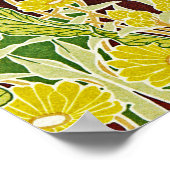 Jugendstil-Muster Nr. 7 in Emporio Moffa Poster (Ecke)