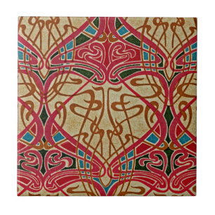 Jugendstil-Muster Nr. 9 in Emporio Moffa Fliese