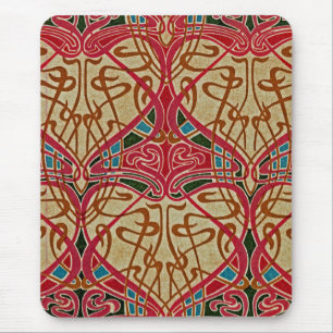 Jugendstil-Muster Nr. 9 in Emporio Moffa Mousepad