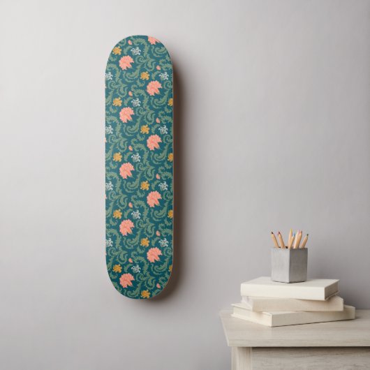 Jugendstil-Muster Skateboard (Wandkunst)