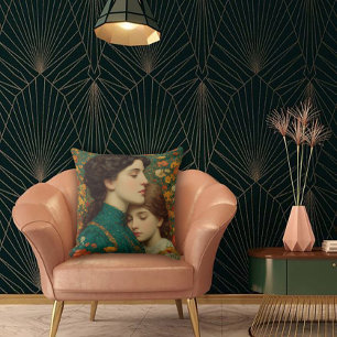 Jugendstil Mutter & Kind Kissen