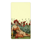 Jugendstil Mutter und Kind mit Mohnblumen (Vorne)