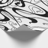 Jugendstil-nahtloses Muster. Curl-Textur in Vint Geschenkpapier (Ecke)