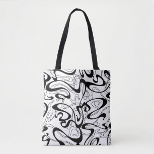 Jugendstil-nahtloses Muster. Curl-Textur in Vint Tasche