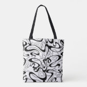 Jugendstil-nahtloses Muster. Curl-Textur in Vint Tasche (Rückseite)