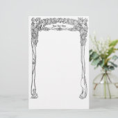 Jugendstil-Naturdenkmal Briefpapier (Stehend Vorderseite)