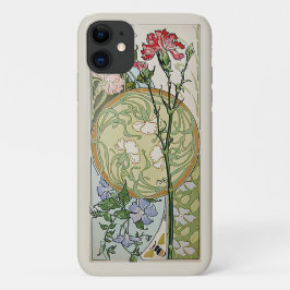 Jugendstil-Nelken Clematis Blume  Case-Mate iPhone Hülle