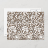 Jugendstil-Nobelpreisträger, Taupe und Weiß Postkarte (Vorne/Hinten)