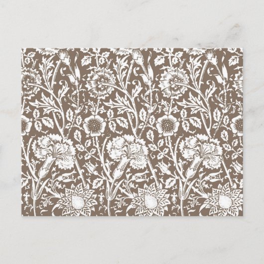 Jugendstil-Nobelpreisträger, Taupe und Weiß Postkarte (Vorderseite)