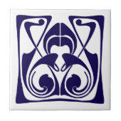 Jugendstil-Ornamentfries Fliese (Vorderseite)