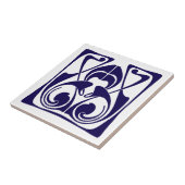 Jugendstil-Ornamentfries Fliese (Seite)