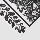 Jugendstil-Papageien Zeichnend Dekoupage Tissue Pa Seidenpapier (Detail)