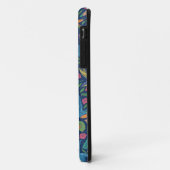 Jugendstil-Papageienmuster Case-Mate iPhone Hülle (Hinten/Links)