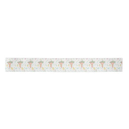 Jugendstil-Parasol und Frühlingsteppiche Satinband