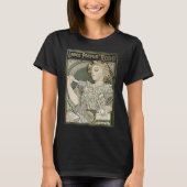 Jugendstil-Parfümwerbung von Alphonse Mucha T-Shirt (Vorderseite)