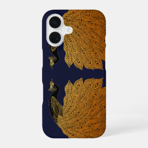 Jugendstil Pfau Will Bradley iPhone 16 Hülle