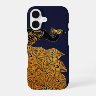 Jugendstil Pfau Will Bradley iPhone 16 Hülle
