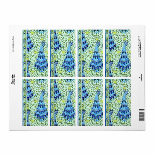 Jugendstil-Pfauen (Vorne)