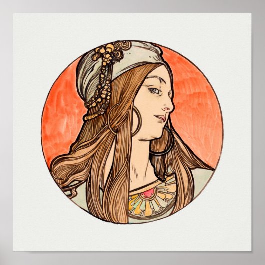 Jugendstil Poster (Vorne)