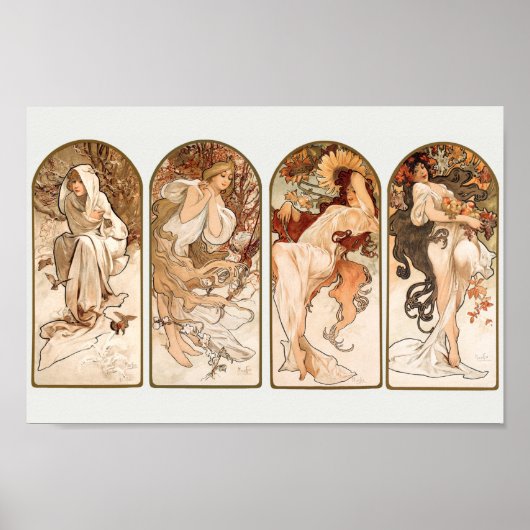 Jugendstil Poster (Vorne)