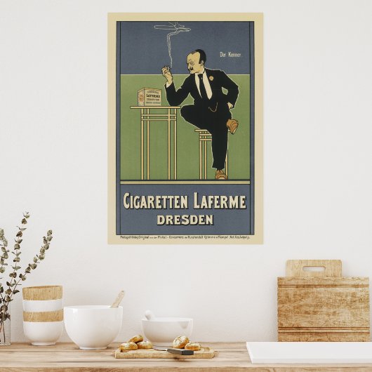 Jugendstil-Poster - Cig Poster (Küche)