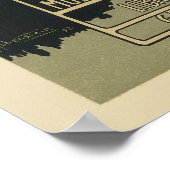 Jugendstil-Poster - Iris Poster (Ecke)