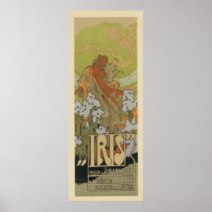 Jugendstil-Poster - Iris Poster
