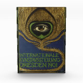 Jugendstil-Poster-Kunstausstellung Klingner Fotoblock (Vorderseite)