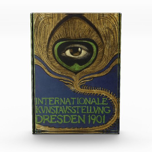 Jugendstil-Poster-Kunstausstellung Klingner Fotoblock (Vorderseite)
