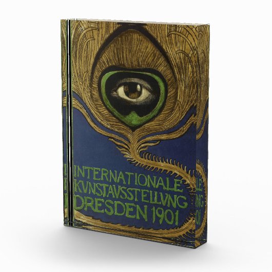 Jugendstil-Poster-Kunstausstellung Klingner Fotoblock (Rechts)