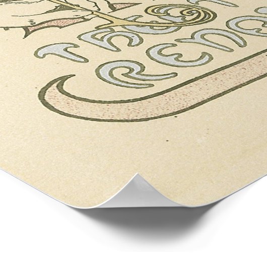 Jugendstil-Poster Poster (Ecke)