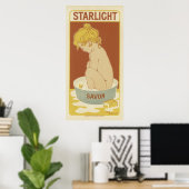 Jugendstil-Poster - Starlight Poster (Heimbüro)