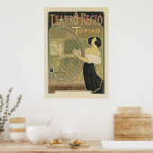Jugendstil-Poster - Teatro Regio Poster (Küche)