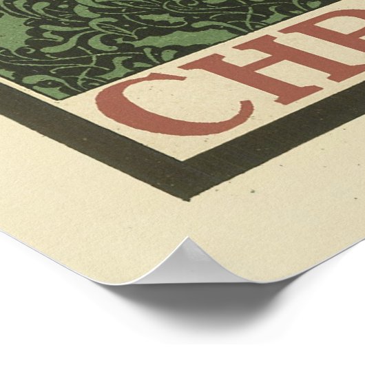 Jugendstil-Poster - Weihnachtsgebäck Poster (Ecke)