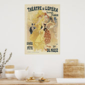 Jugendstil-Posters - Theater der Oper Poster (Küche)