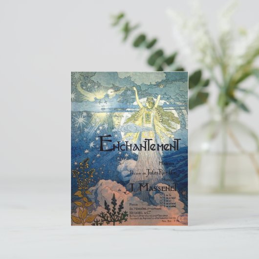 Jugendstil Postkarte (Stehend Vorderseite)