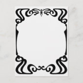 Jugendstil Postkarte (Vorderseite)