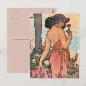 Jugendstil Postkarte (Vorne/Hinten)